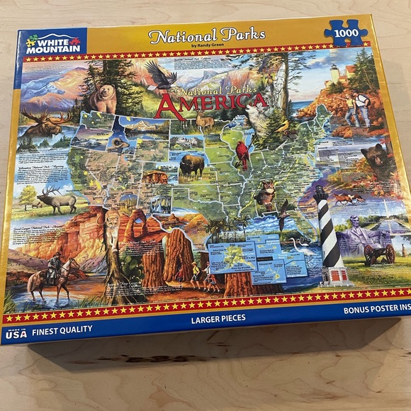 WHITE MOUNTAIN JIGSAW PUZZLE - Picture 2 of 2